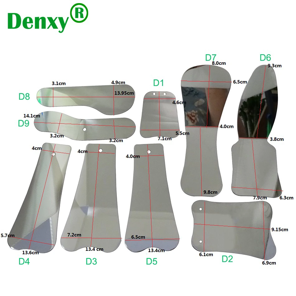 2 side mirror with size