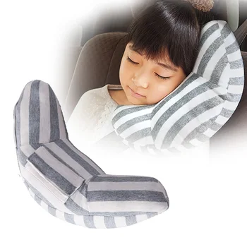 

2 Pieces Universal Children Neck Headrest Seat Belt Shoulder Pads Removable Car Comfortable Sleep Pillow Cushion Head Support