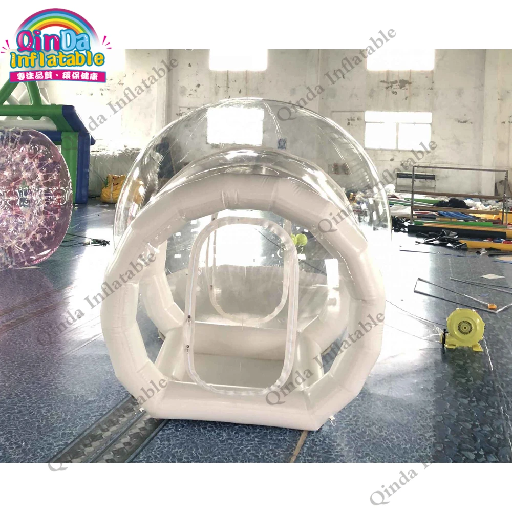 Factory Price 3m Inflatable Camping Tent Outdoor Inflatable Bubble Tent With Tunnel 4