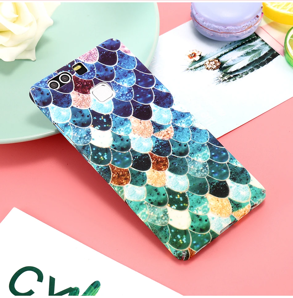 KISSCASE Mermaid 3D Colorful Scales Case For Samsung Galaxy S7  Edge A3 A5 2017 Hard Cover For Xiaomi Mi5 For Huawei P9 P9 Plus (8)