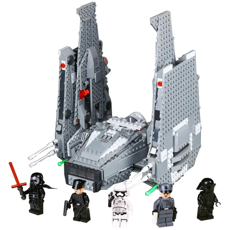 

Legoing Star Wars Kylo Ren's Command Shuttle Movie Star Wars The Force Awakens Kylo Ren Blocks Compatible LEGOings Starwars Sets