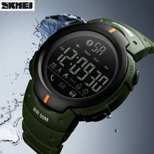 Smart Watch SKMEI Bluetooth Pedometer Calorie Remote Camera Digital Wristwatches Fashion Sport Smartwatch For iPhone Android