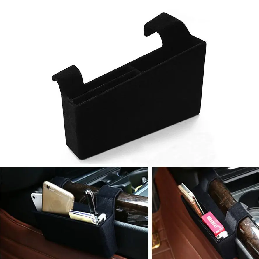 

BBQ@FUKA Car Multifunction Cell Phone Cards Pocket Garbage Storage Box Holder Container Fit for BMW 5 Series F10 2010+