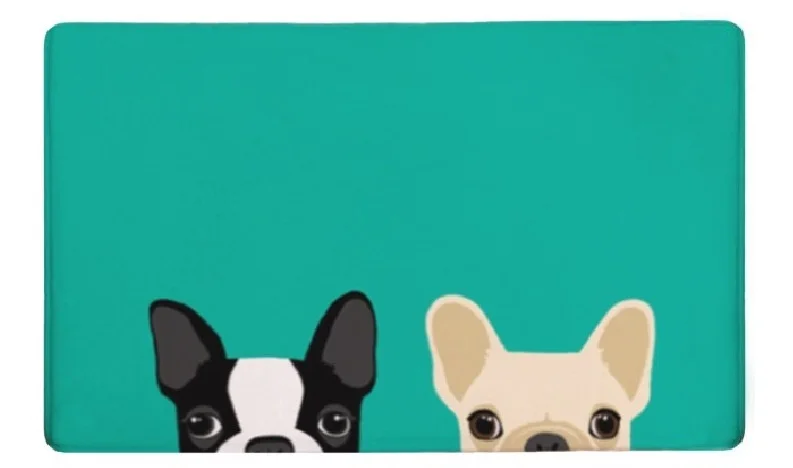 Bath Mat Dog Printed Mat 50x80cm Toilet Carpet Absorbent