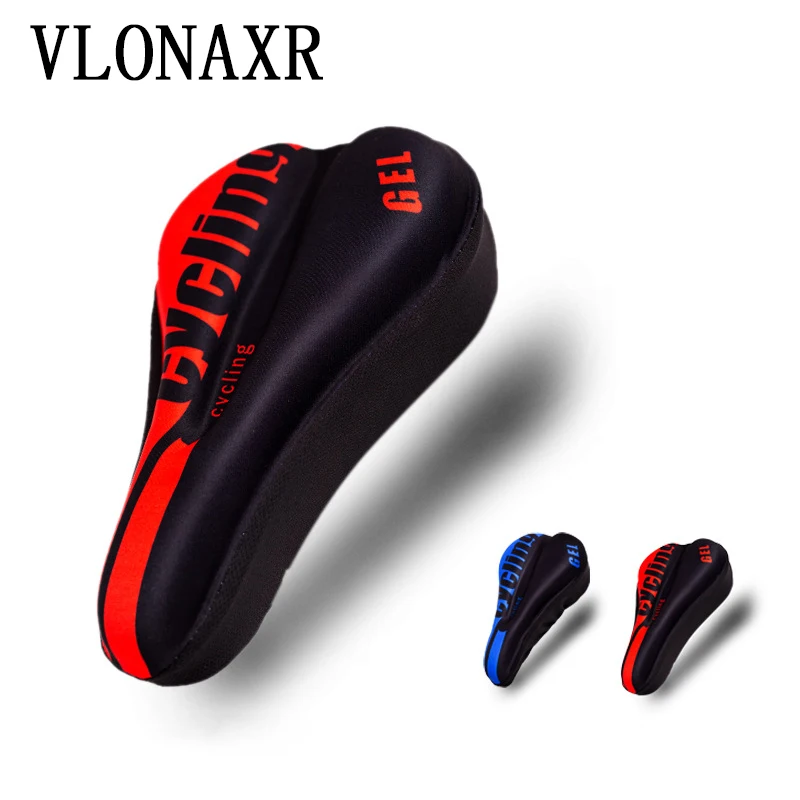 VLONAXR для велосипеда из силикона мягкий чехол сиденья Удобная дышащая Губка