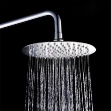 8 inch Stainless Steel Round Shower Head Bath Shower Faucet Wall Mounted Ultrathin Top Over Spray Shower Chrome Single Faucet 8 inch Stainless Steel Round Shower Head Bath Shower Faucet Wall Mounted Ultrathin Top Over Spray Shower Chrome Single Faucet