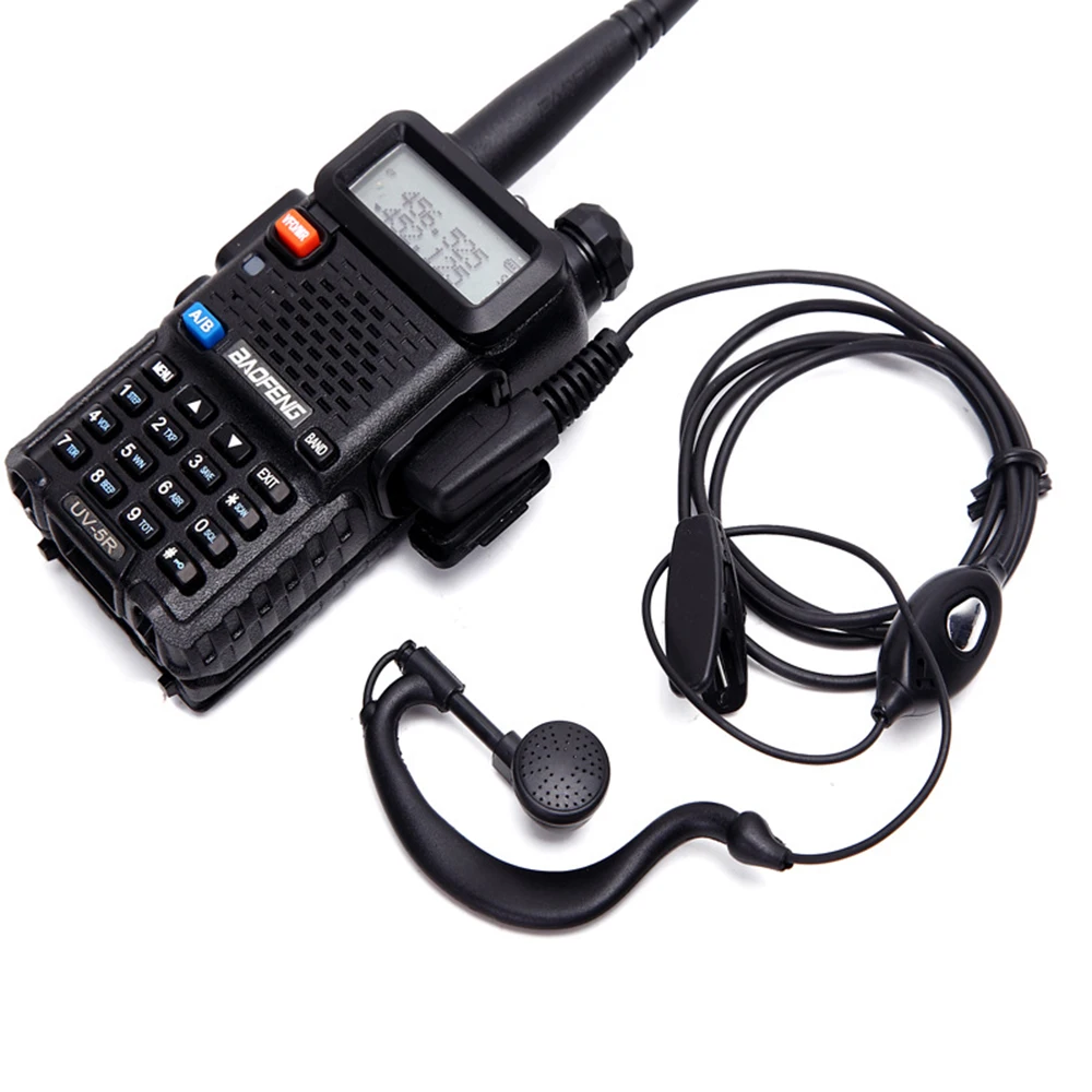 Walkie Talkie Headset Earphone K-Plug Wired Two Way Ham Radio Earpiece For Baofeng BF-888S UV5R Walkie Talkie 992 Earwear