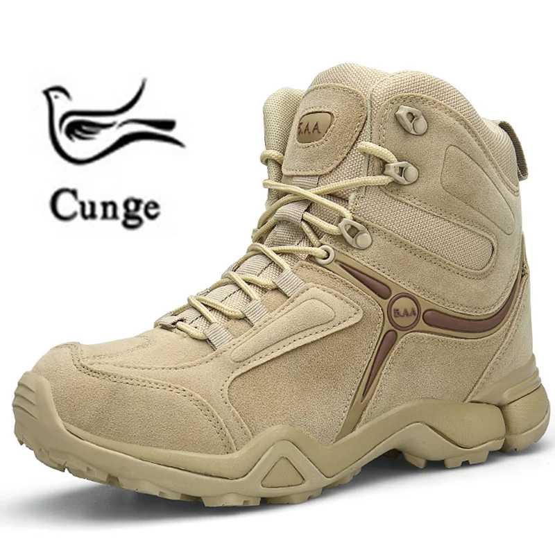 

CUNGE outdoor camping tactical military shoes Mountain Climbing Sports Sneakers camouflage combat hiking hunting boots