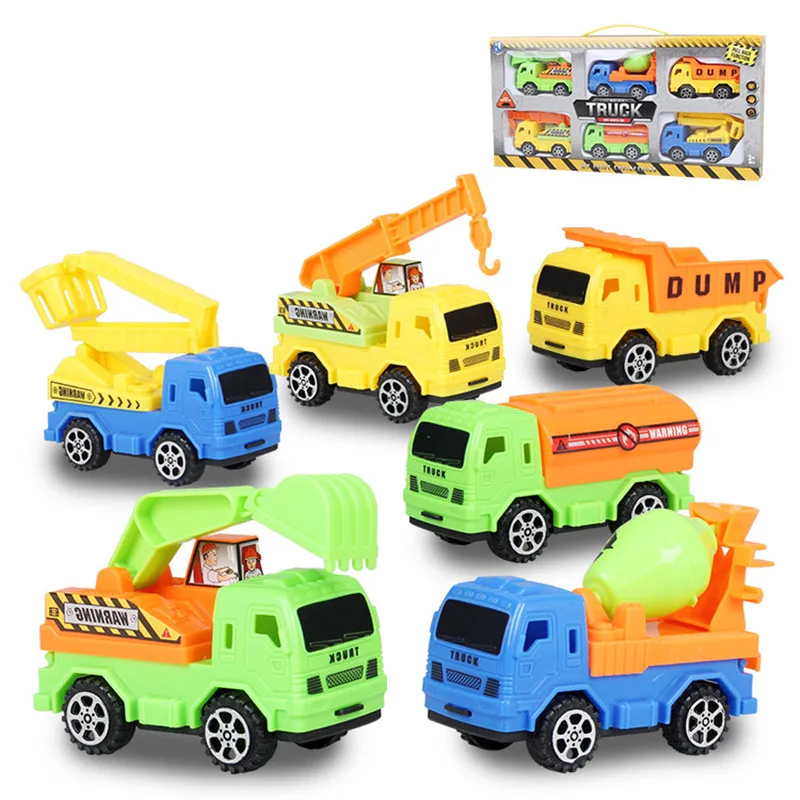 1:50 инженерный грузовик модель тянуть назад игрушки для детей кран Автоцистерна грузовик лестница грузовик цементный миксер литой