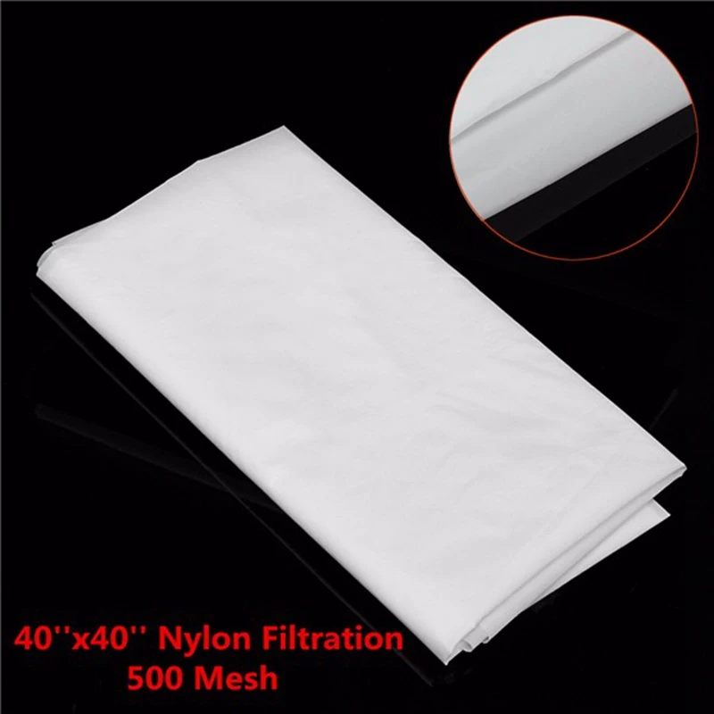 

New Nylon Filtration 500 Mesh 1mx1m Water Industrial Filter s Cloth 40''x40'' Filter Bag For Milk Hops Tea Brewing Food