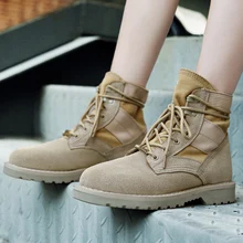 Flock Men Boots Autumn Winter Man Shoes Ankle Boot Men’s Snow Shoe Work Plus Size 46 Brown Classic Shoes botas masculina UBA209