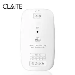 CLAITE DC9V-24V RGB CCT диммер 3 в 1 WiFi Smart APP Светодиодные ленты свет контроллер работать с Amazon EchoAlexa