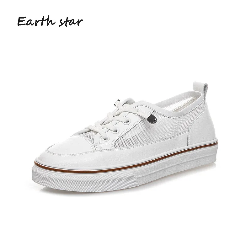 

Casual Shoes Women White Sneakers zapatos de mujer Genuine Leather chaussures femme Ladies footware Breathable chaussures femme