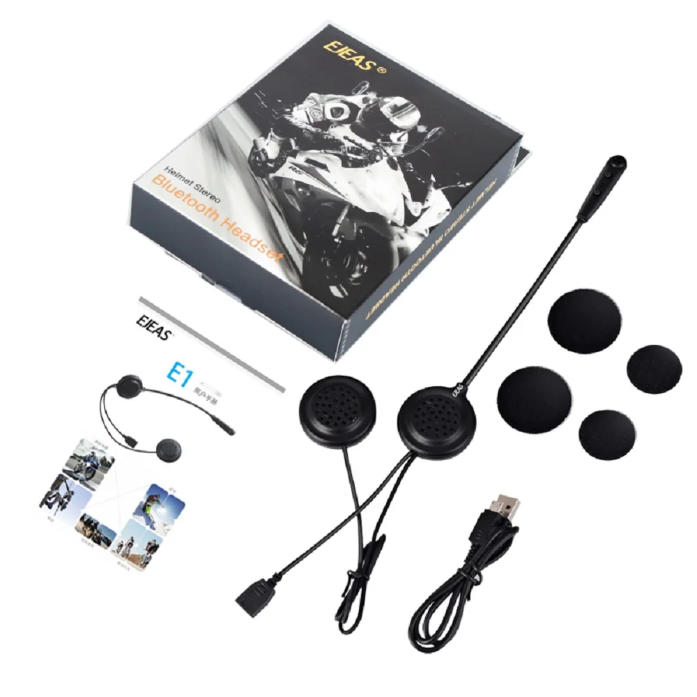 

Universal HD Sound Walkie Talkie Motor Bluetooth Helmet Headsets Earphone Motorcycle Headphones Bicycle Music MP3 Moto Styling