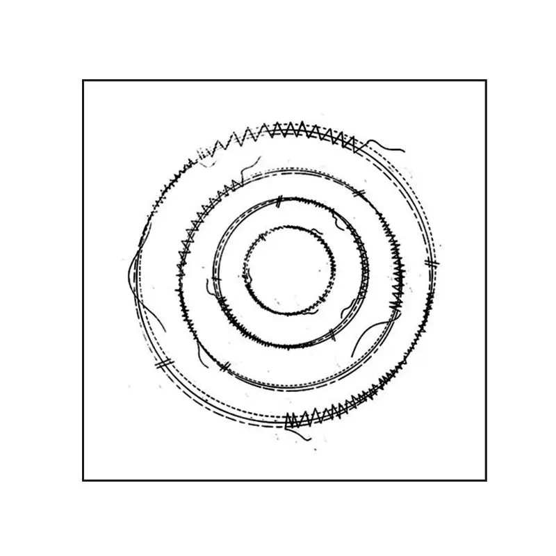 

Sewing Thread Round DIY Silicone Clear Stamp Cling Seal Scrapbook Embossing Album Decor