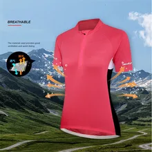 Новая женская походная футболка для кемпинга, Джерси, спортивная одежда для бега с коротким рукавом, велосипедная рубашка, летняя Толстовка для альпинизма