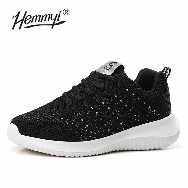 

Women Sneakers Mesh Breathable Light Platform Casual Shoes Woman Basket Femme Solid Black White Rose Red Tenis Feminino