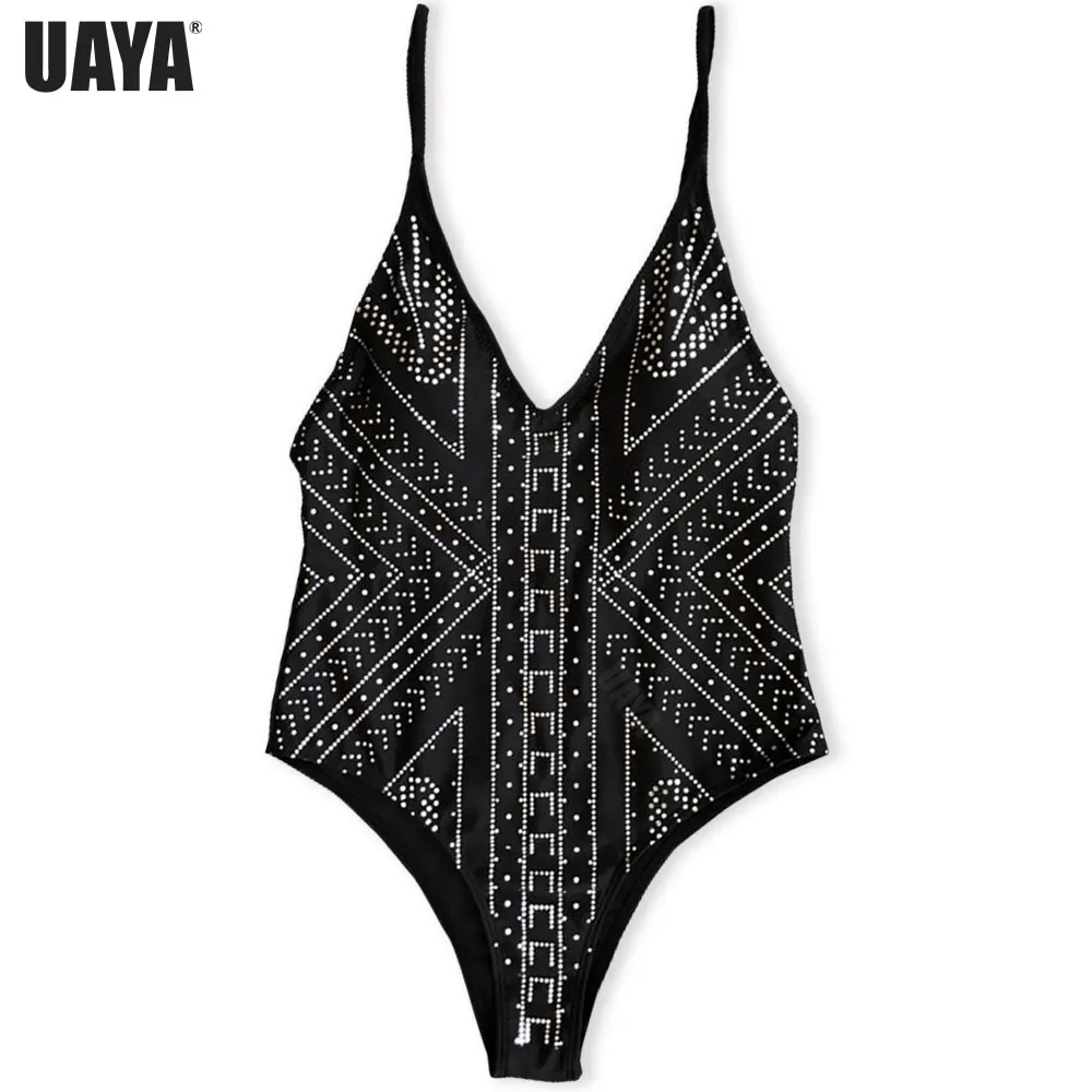 2019 hot  Sexy Push Up swimsuit one piece swimsuit Monokini Backless swimsuit Bling High grade swimsuit cute sporte