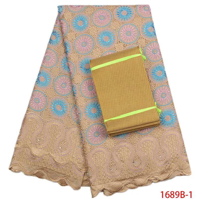 

Wholesale High Quality Swiss Voile Lace In Switzerland 100% Cotton Swiss Voile Laces For Aso Oke Nigeria Dresses AMY1689B-1