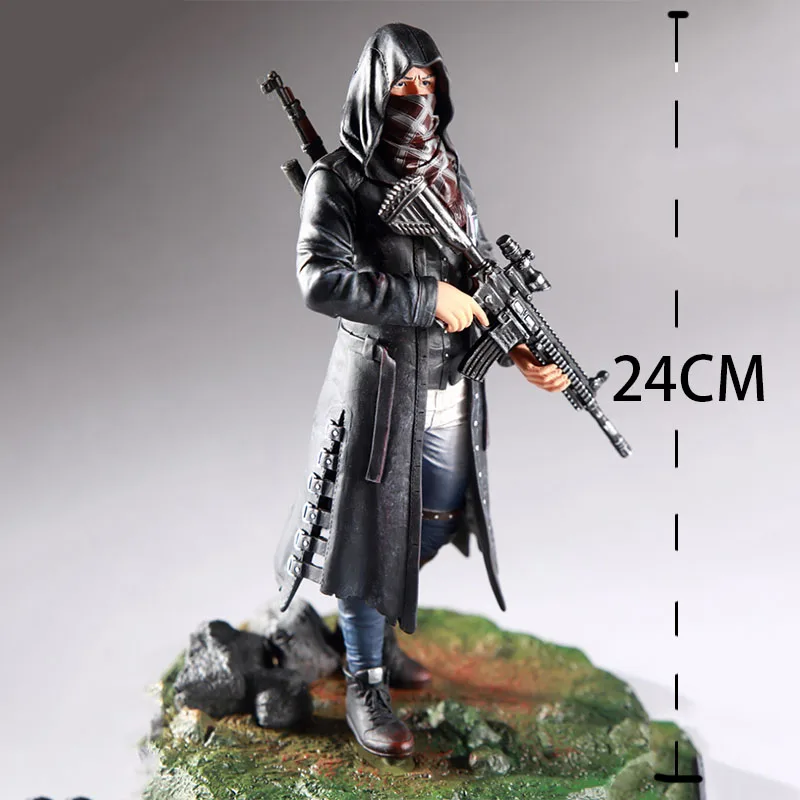 Player Unknown s Battle Grounds PUBG Model Doll PVC 24cm Game Figurine Action Figure Winner winner 