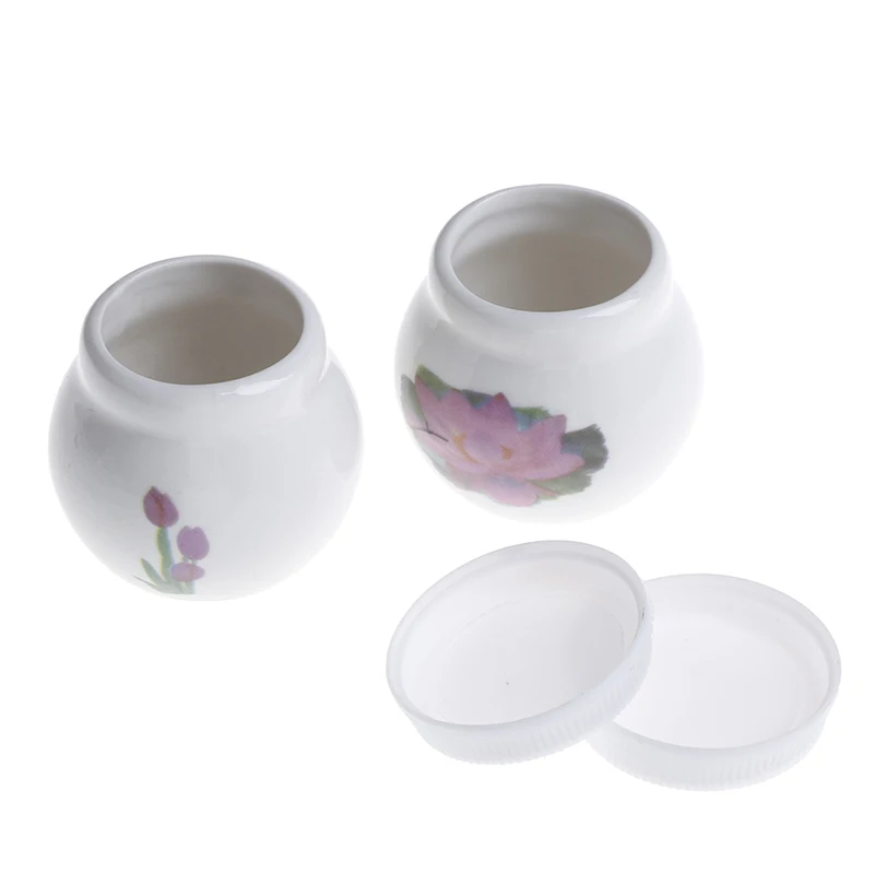 1Pcs Ceramic Glass Liquid Glass Powder Dappen Dish Flower Print Crystal Glass Cup For Acrylic Nail Art Clear Ceramic Nail Cup