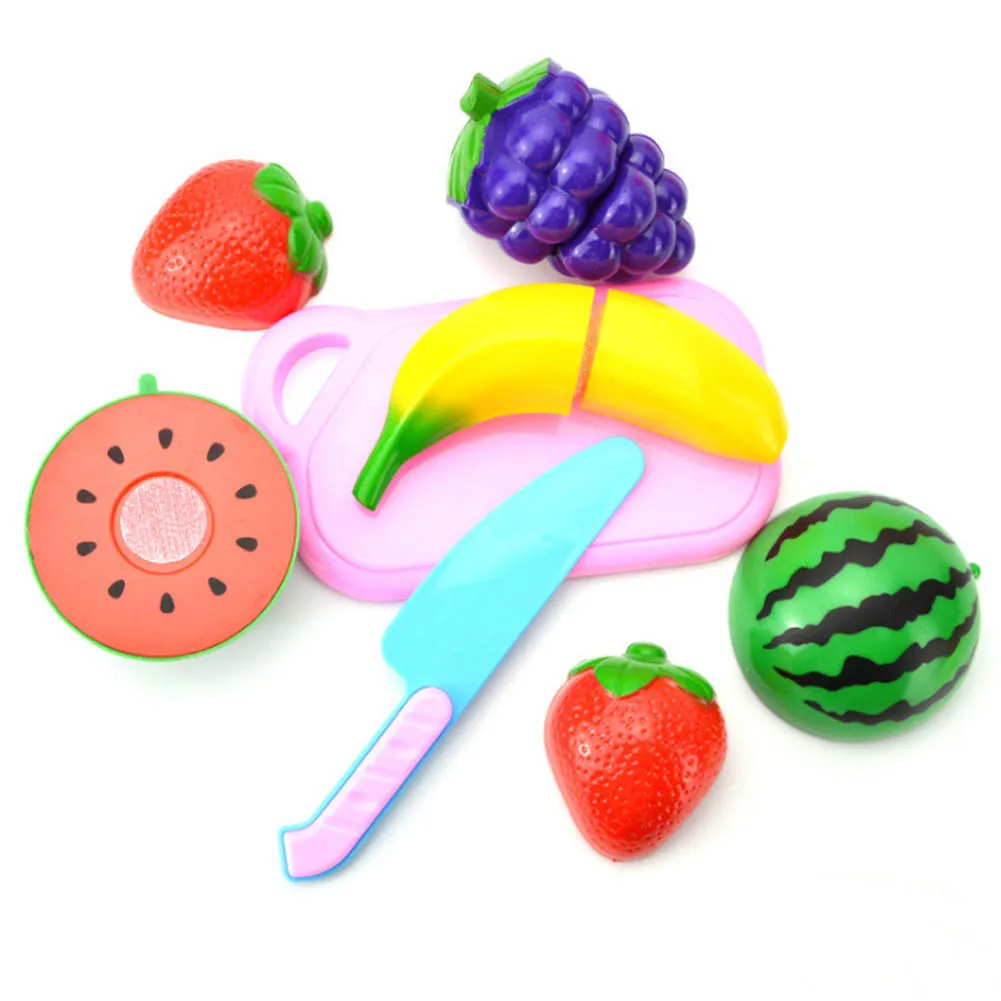 Hot 12PC Cutting Fruit Vegetable Pretend Play Children Kid Educational Toy Levert Dropship