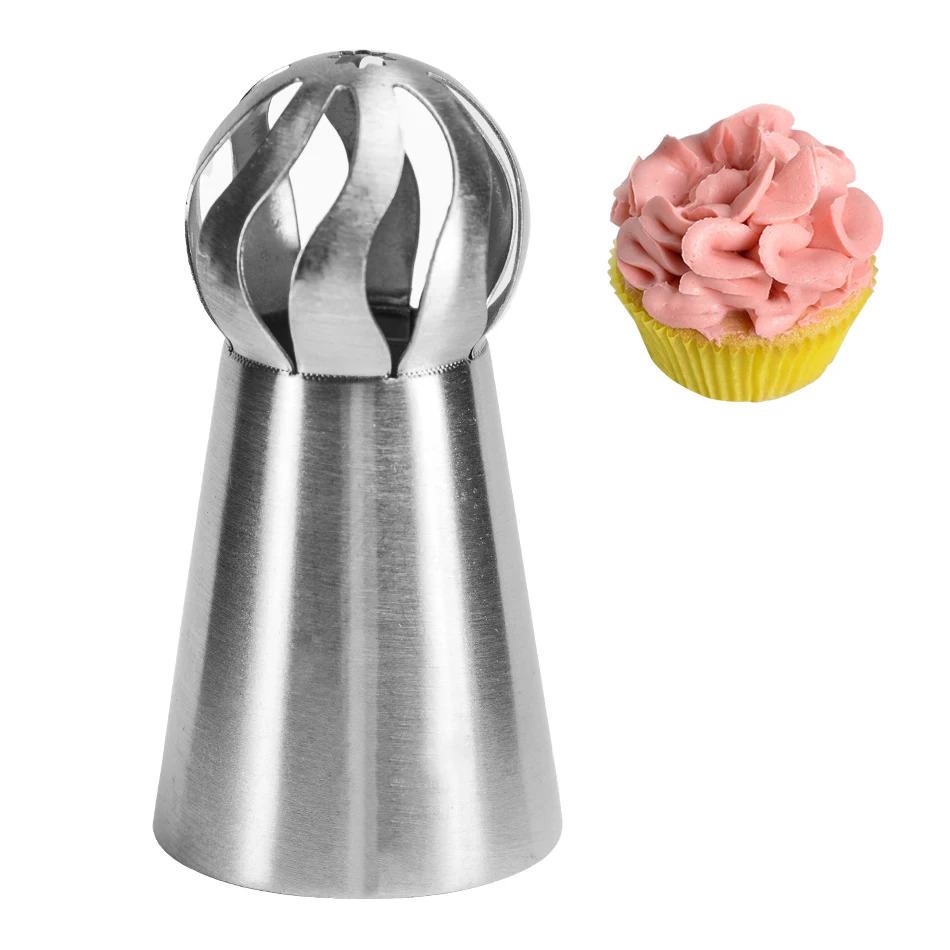 

Stainless Steel Icing Piping Nozzle for Cream Russian Pastry Tips Baking Tools Cupcake Decorator Pastry Tips Cream Torch