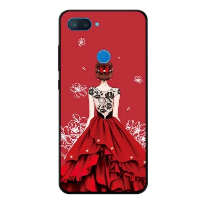 Чехол для Xiaomi mi 8 Lite Capa mi 8 Lite крышка красивая девушка противоударный мягкий ТПУ задняя крышка для Xiaomi mi 8 удобный телефонный футляр в виде ракушки - Цвет: A5