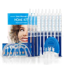 Kit de stylo avec Gel d'hygiène buccale, outils de soins dentaires professionnels avec lumière LED de peroxyde