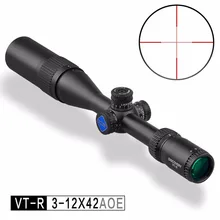 Discovery Optics VT-R 3-12X42 AOE Side Parallax Hunting Riflescope With Red/Green Mil Dot Reticle Airsoft Scope цена Discovery Optics VT-R 3-12X42 AOE Side Parallax Hunting Riflescope With Red/Green Mil Dot Reticle Airsoft Scope цены онлайн