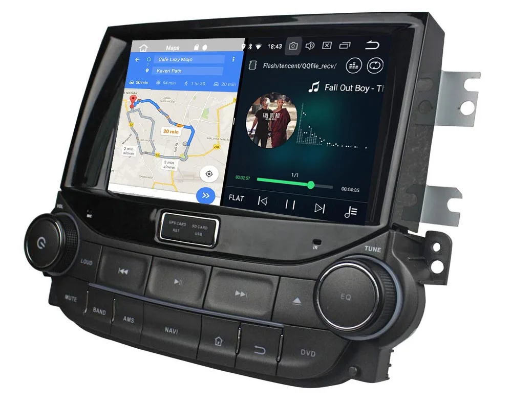 chevy malibu aftermarket android 8.0 radio touch screen stereo 3