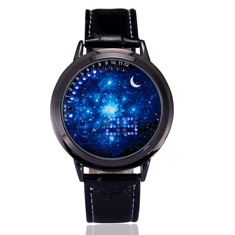 

Trend Personality Smart Simple LED Luminous Touch Screen Watch Women Cool Male and Female Students Star Couple Table Reloj Mujer