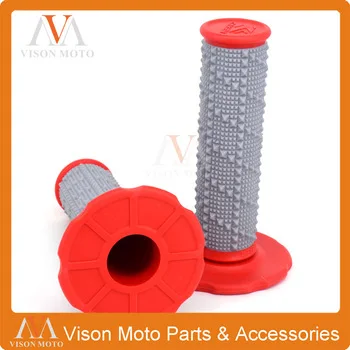 MX Rubber Gel Handlebar Hand Grips For HONDA CRF50 CR80 CR85 CRF110 CR125R CR250R CR500R CRF150R CRF150F CRF230R Enduro Racing
