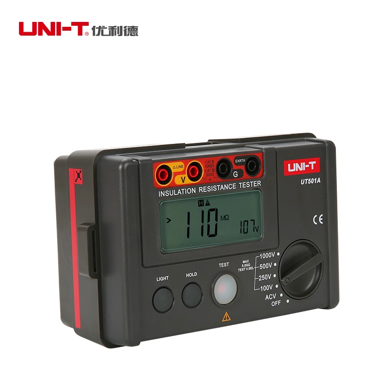 UNI-T UT501A 1000V megger Insulation earth ground resistance meter Megohm Tester
