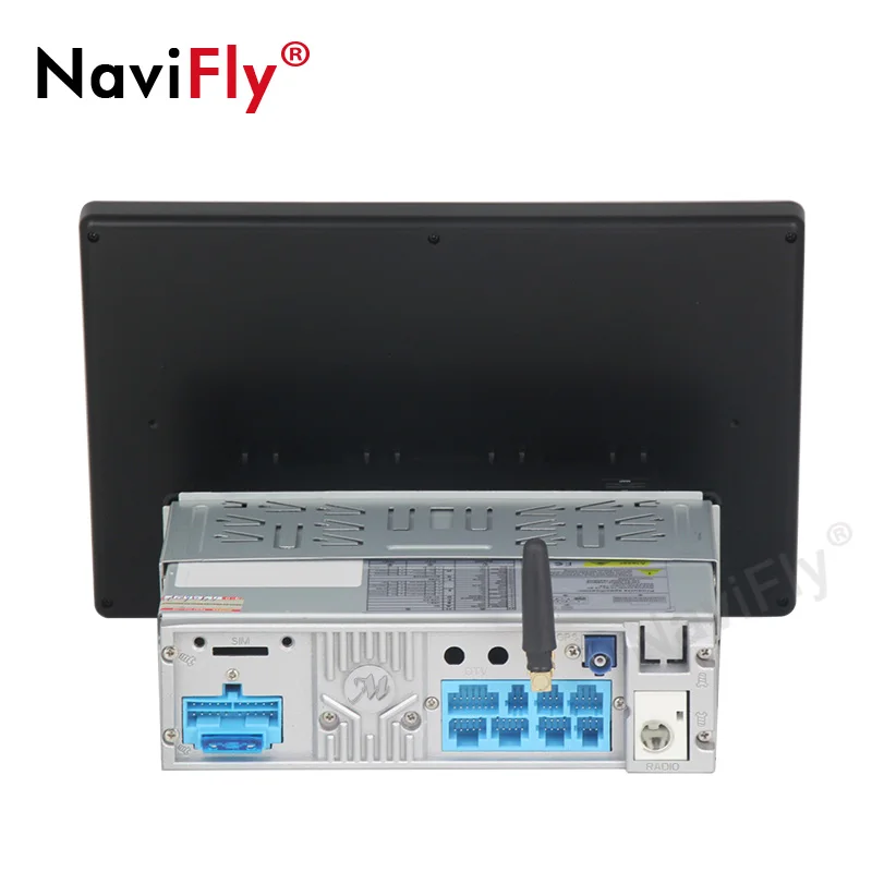 Discount NaviFly 10.1INCH Android 9.0 DSP IPS Screen Car multimedia for Universal 2Din Car Audio wifi Bluetooth Steering wheel controls 3