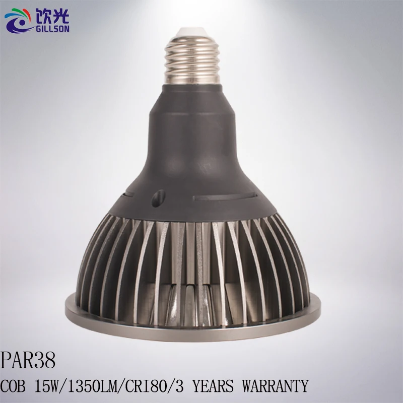 

LED COB Aluminum Dimmable Par38 Light Bulb 15W E27 Gu10 Par 38 Spotlight 220V Warm White 4000K Track Light 3 Years Warranty