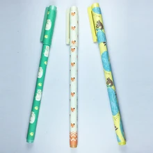 Прекрасный логотип животного многоразового Цвета Гелевые Ручки, кавайные канцелярские принадлежности корейский canetas Escolar papelaria подарок Офисные материалы ребенок письмо