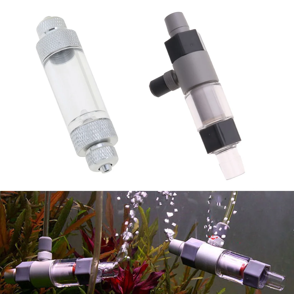 2 предмета аквариумный диффузор регулятор с бассейн для растений CO2 регулятор для аквариума