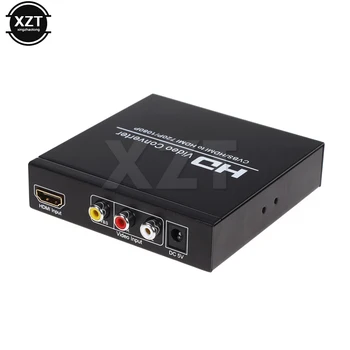 

1080P SCART HDMI Video Audio Converter HDTV For XBox EU Plug Composite Upscaler HD Receiver AV Signal Adapter newest