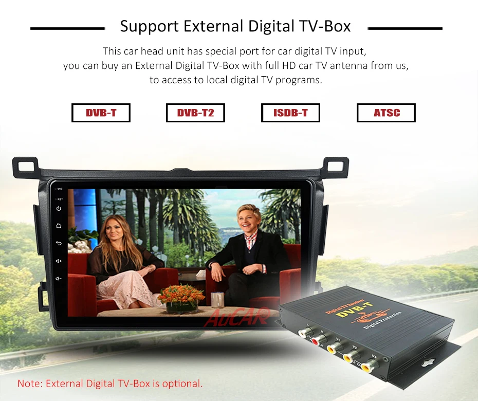 Excellent 9" 2 Din 1 Din Android 8.1 Car Radio for Toyota RAV4 2013 2014 2015 2016 2017 2018 2019 Stereo Video GPS Multimedia 16