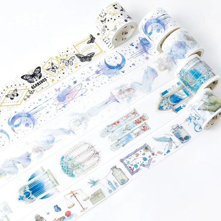 1 шт./лот DIY японский Бумага васи маскировки ленты сердцебиение девушка декоративные клейкие ленты наклейки милые канцелярские