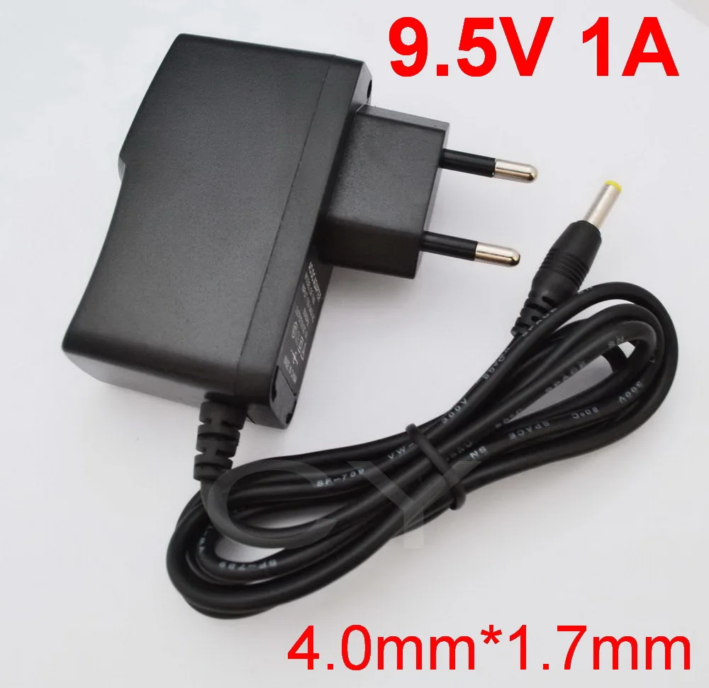 

1PCS High quality DC 9.5V 1A IC program AC 100V-240V Converter Switching power adapter 1000mA Supply EU Plug DC 4.0mm x 1.7mm