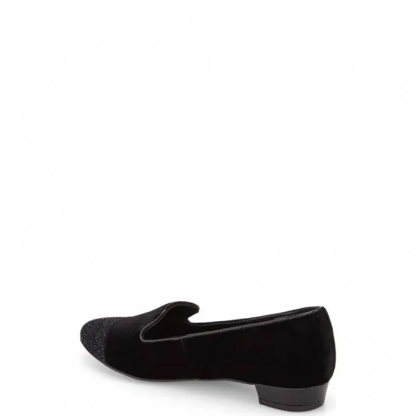 black_velvet_loafers_for_women_glitter_comfortable_flats_2_