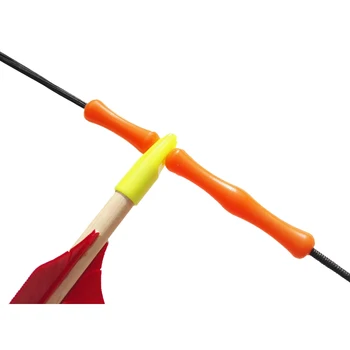 

1pc Archery Orange Silicon Bowstring Finger Saver Tab Protection Gear Hunting Shooting Accessories Finger Guard Finger Tab