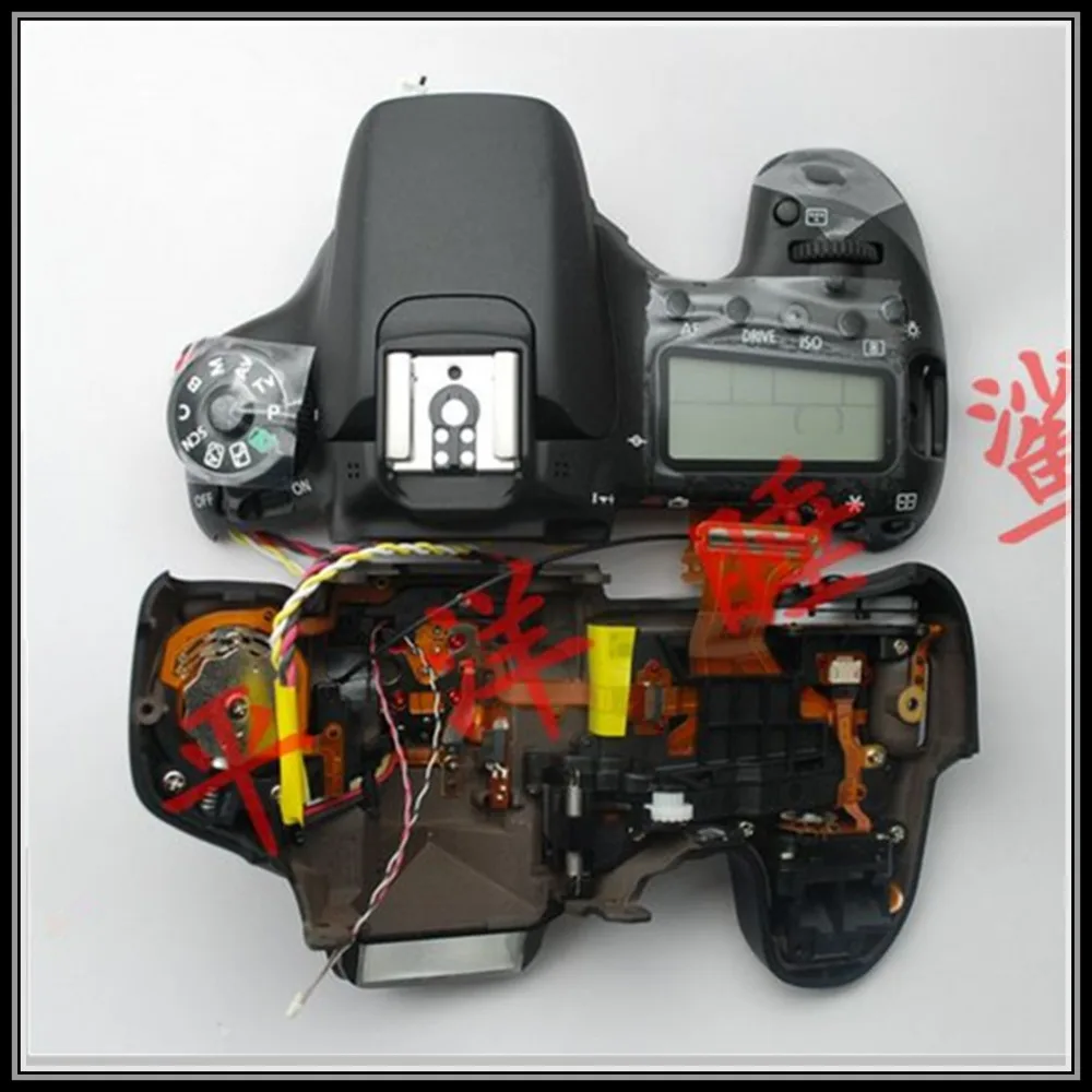 Original NEW LCD Top cover / head Flash cover for Canon EOS 70D Digital Camera Repair Partin