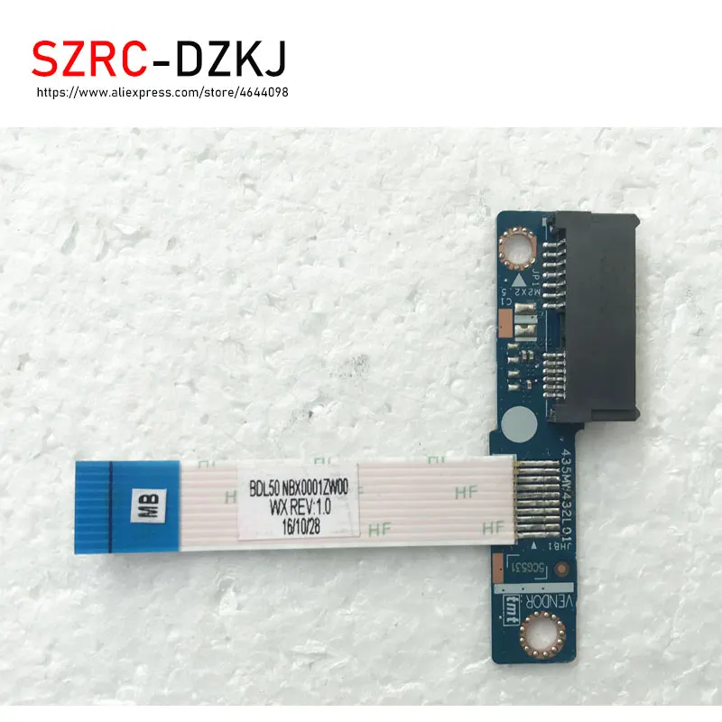 Оригинальная плата коннектора ODD DVD для HP 15-A 15-AR 15-AR020 15-AC 15-AC121DX интерфейсная