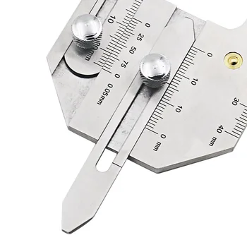 

Gauge weld bead height welding seam gap gage welding inspection ruler