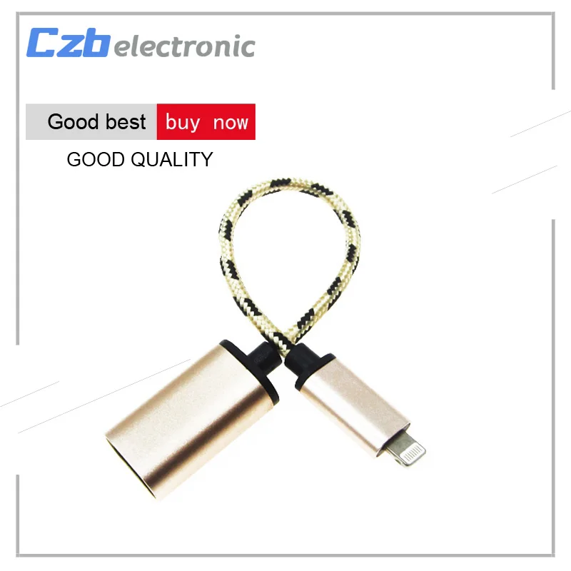 

USB 2 Host to 8-Pin Camera Connection Kit Adapter OTG Cable For IPad Air 4 Mini