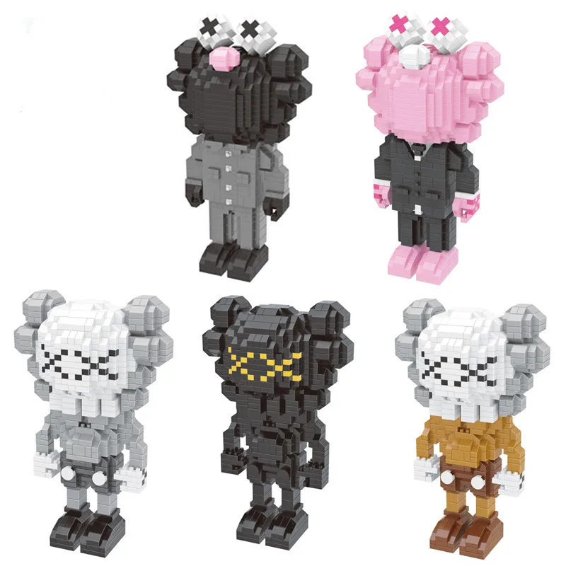 

New 2019 Explosion Kids Children Fairy Fun Cartoon Cute Magic Particles Assembling Characters Toys Building Blocks Model Gifts