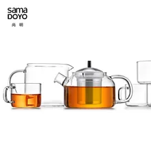 Samadoyo High Quality Tea Service Suit T107 Eight-piece Set/Teapot x1/cups x6/ Fair Mug x1 / Gift box